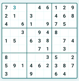 Sudoku board in the Ocean theme